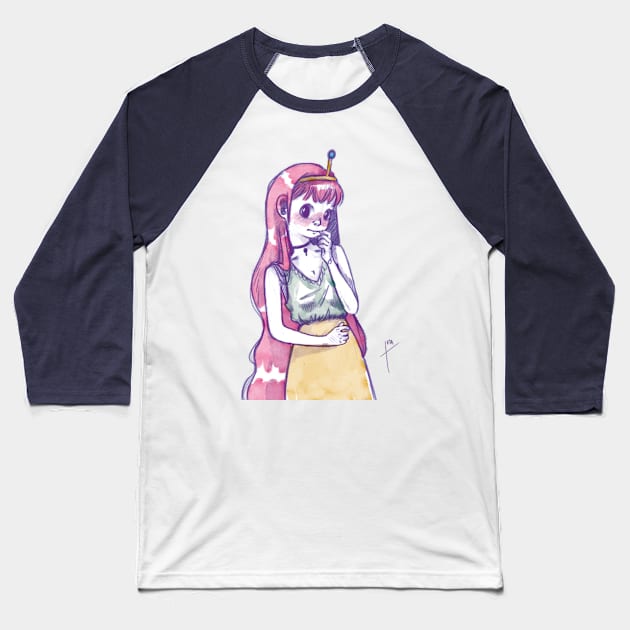 BUBBLE GUM Baseball T-Shirt by Jotalandia